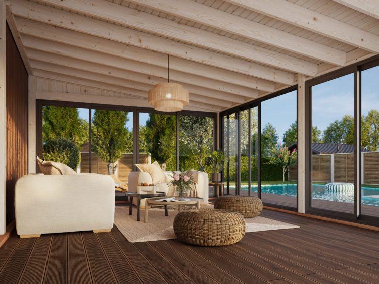 Lumi 23.3m2 Extension From Cabins Unlimited Inside