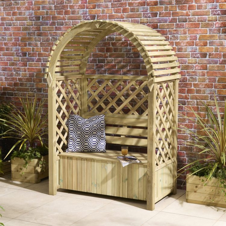 Chiltern arbour with storagebox 01