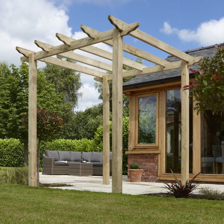Traditional pergola 01
