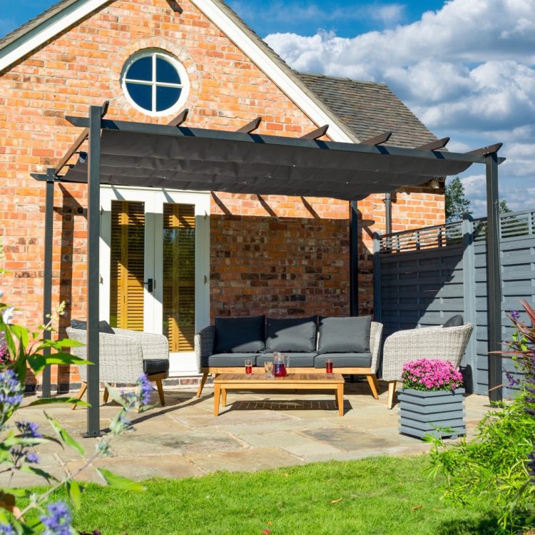 Venetian grey canopy